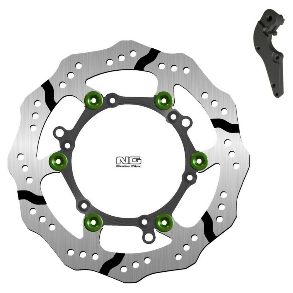 Oversized NG Brakes Wavy Floating Brake Disc Kit For Motorcycle