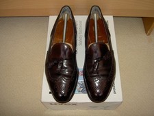 ALDEN  HERRENSCHUHE - TASSELLÄUFER. CORDOVAN GR:46  GUT!!