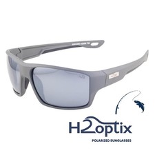 H2Optix Ashore - H2006 Grey Matte Grey - Silver Flash Mirror Lens - NEW