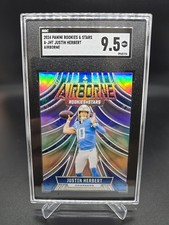 2024 Panini Rookies & Stars Airborne Justin Herbert #A-JHT Silver SGC 9.5 Mint+