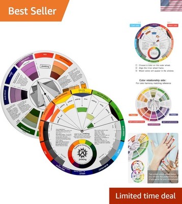 9.25-Inch Color Mixing Blending Wheel - Perfect for Makeup and Tattoo Artists