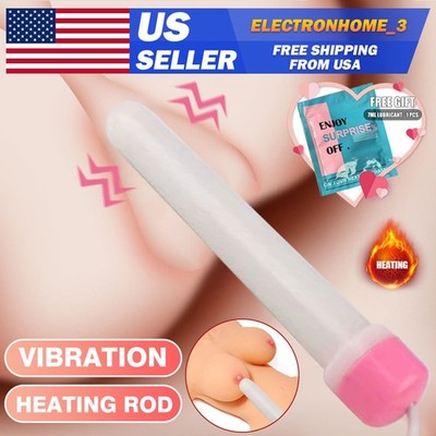 USB Heating Rod Dildo Warm Vibrator for Male Masturbator Doll Men-Women Sex  Toy | eBay