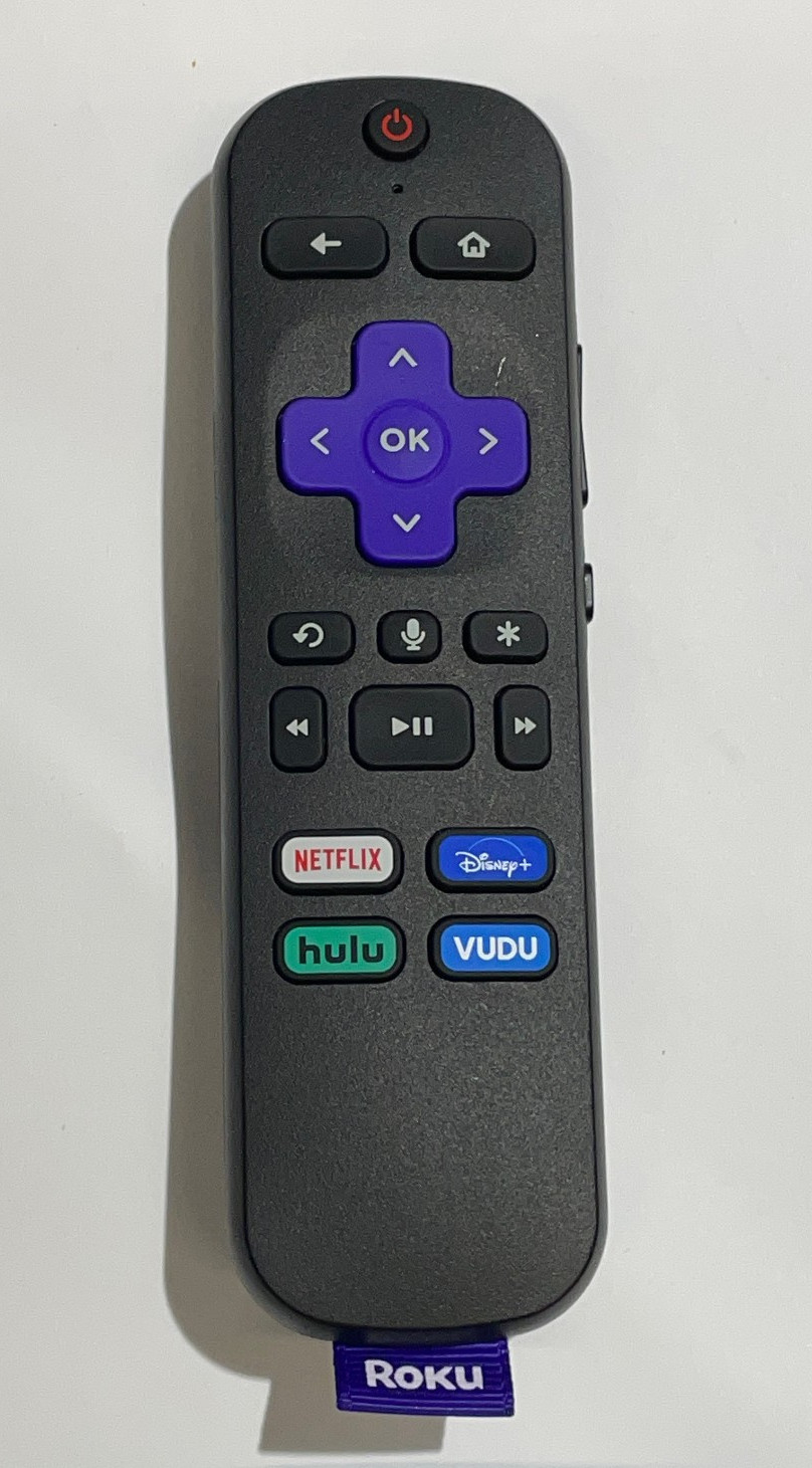 USED Roku Voice Headphone Jack RC-EL3 Replaces RC-EL2 3226000935 Shortcuts VERY