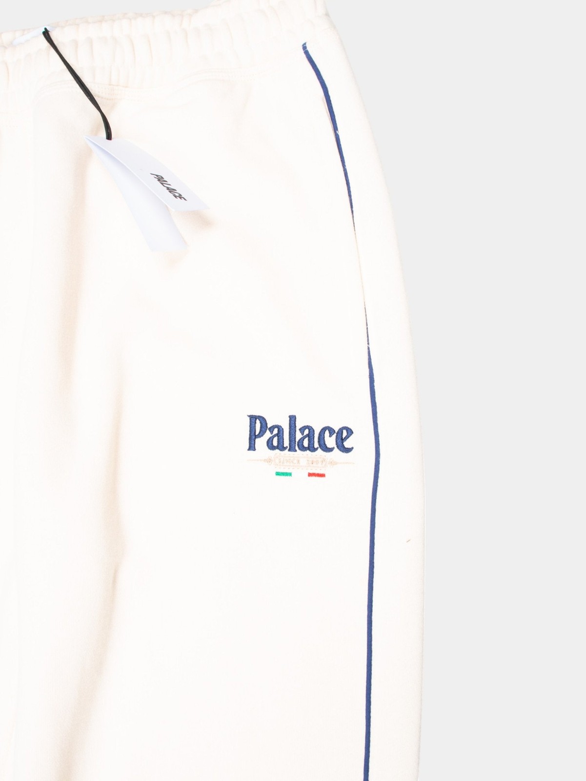 Palace White Italia Joggers Logo Sweatpants L Vintage image 2