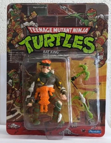 Teenage Mutant Ninja Turtles TMNT Rat King 1989 Unpunched Playmates 4" SEALED