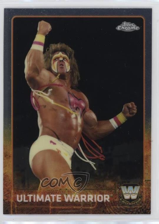 2015 Topps Chrome WWE Ultimate Warrior #90 HOF 0q3