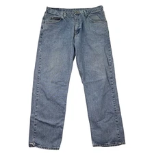 NEW Wrangler Authentic Jeans Mens 36x30 Light Wash Denim Pants Cotton Casual