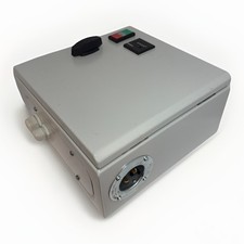 Industrial Wall-Mount Enclosure with 50A Plug Receptacle, Time Counter & ON/OFF