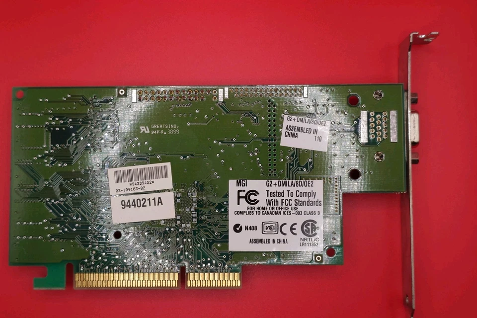 Matrox Millennium G200 8MB AGP Retro Graphics Card Windows 95/98 Gaming - Image 2 of 4