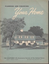 Equitable Life Assurance Plan & Finance Your New Home 1946 7 floor plans