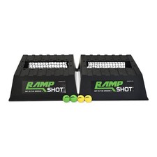 Vivere RampShot Outdoor Toss Game Set with Portable High-Density Ramps and Balls