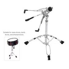 Double Layer Snare Drum Stand Adjustable Foldable Practice Pad Rack