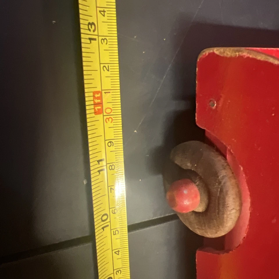 Antiguo camión de bomberos Buddy L Woody de la década de 1940 sin escalera madera camión de juguete raro Foto 2 de 4