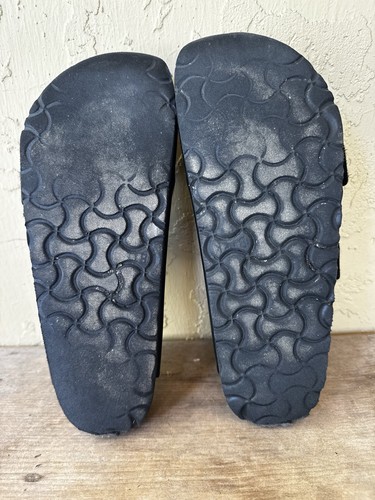 Birkenstock Arizona Size 38 US 7.5 to 7 Leather Slide Sandals Beach Summer - Picture 7 of 14