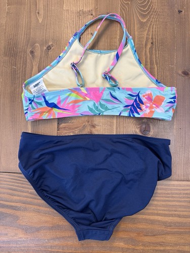 Lands End Girls 2 Piece Swimsuit Size 12 - Picture 2 of 2