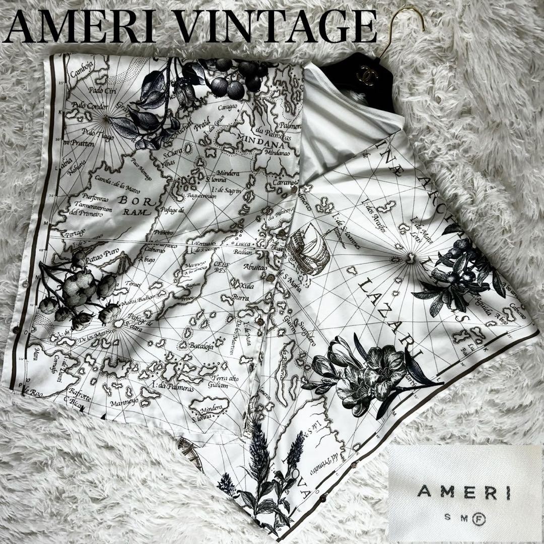 AMERI VINTAGE White Polyester Many Way Jennifer S… - image 1