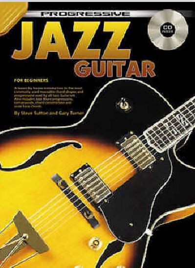 Learn How To Play Guitar - Jazz Guitar Tutor Book - Progressive Jazz Guitar -K5~