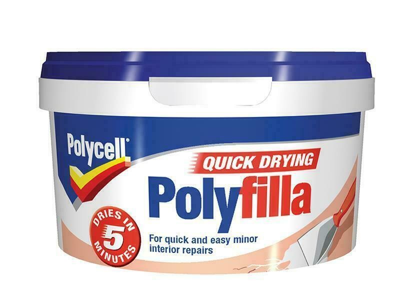Polycell Multi Purpose Quick Drying Polyfilla Tub 500G PLCQDP500G