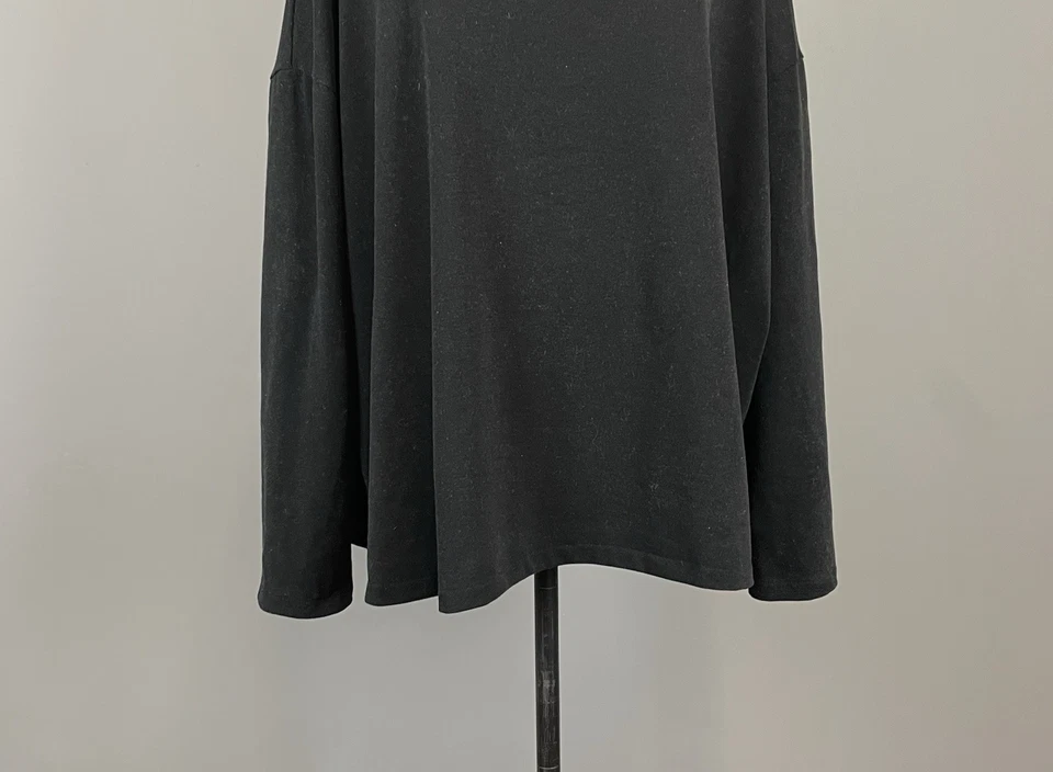 Blusa túnica camisa ALLSAINTS negra Lagenlook de gran tamaño manga larga talla L Foto 4 de 4