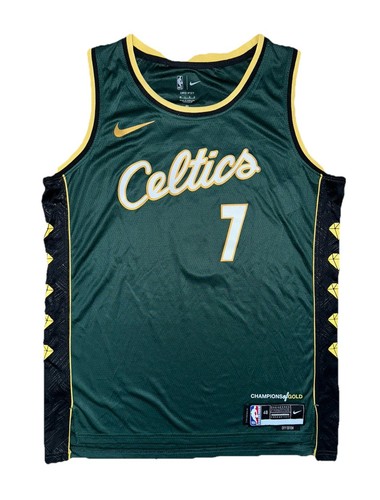 JAYLEN BROWN signed autographed BOSTON CELTICS Jersey FINALS MVP COA JSA CA74253 - Picture 4 of 4