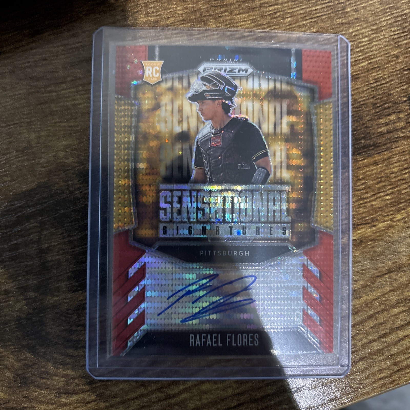 2026 Panini Prizm Baseball Rafael Flores Sensational Signatures Auto RED 87/99