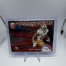 Panini 2020 Donruss Elite Matt Breida Full Throttle Red #1/99 49ers NFL Card