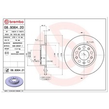 2x Bremsscheibe hinten für Jeep Compass Renegade BU | 26218068