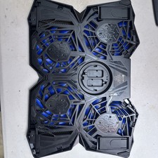 KLIM wind laptop Cooling Pad for Laptop PS5 and PS4, 4 Cooling Fans at 1200 RPM