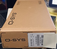 Q-SYS QIO-ML2x2 Network Audio I/O Expander QIO Series   New In Box