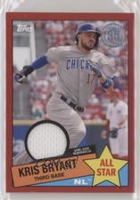 2020 Topps 1985 Baseball All-Stars Relics Red 23/25 Kris Bryant #85ASR-KB 05db