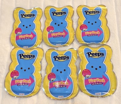 PEEPS Easter Activity Pack with Coloring Book and Mini Crayons, set of 6 packs