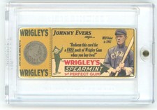 JOHNNY EVERS OLD LIBERTY NEWS ART CARD 1902 DIME RARE!!