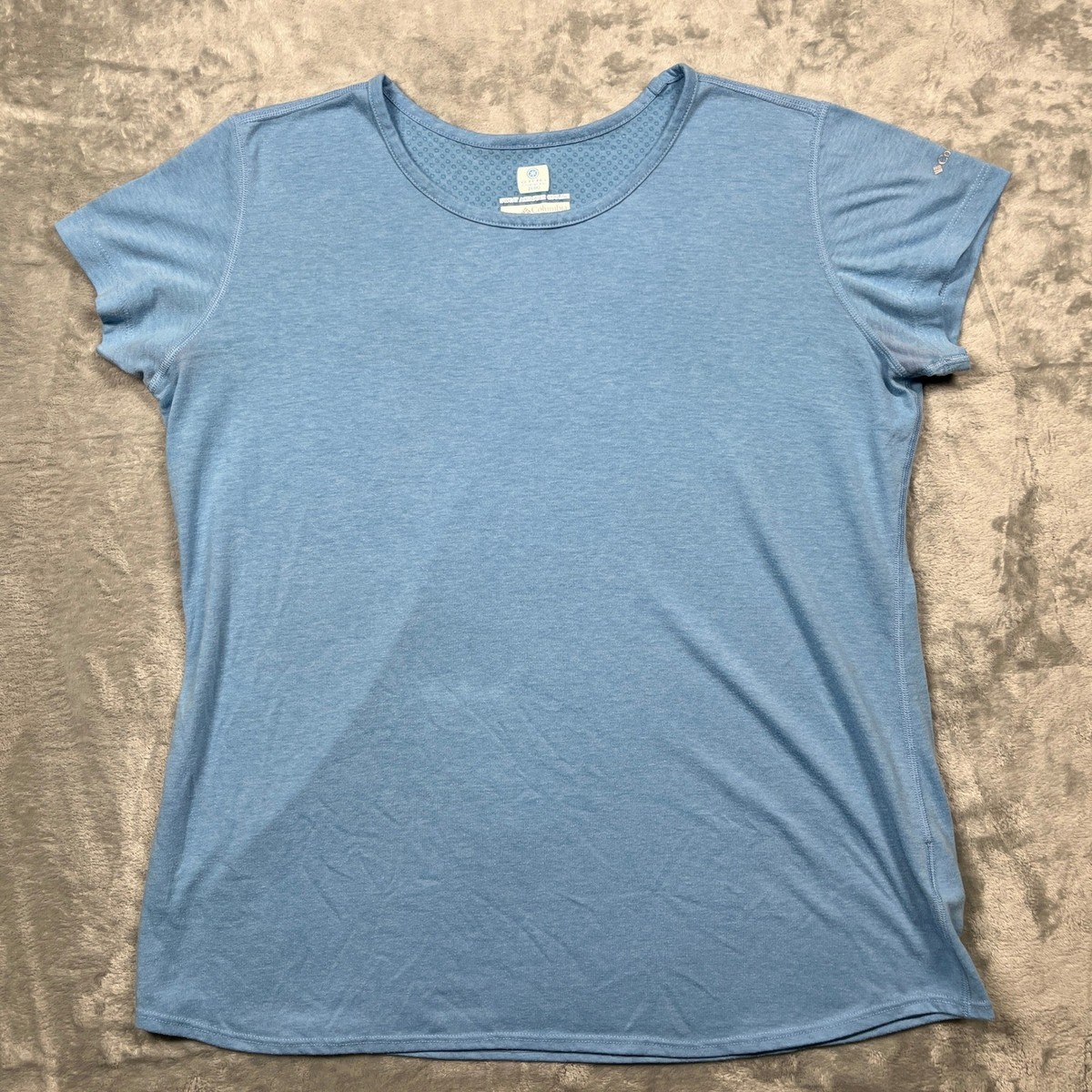 Columbia Omni-Freeze Zero T-Shirt Womens XL Blue Short Sleeve