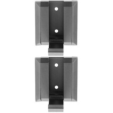 Reusable Folding Towel Hooks Metal and ABS Wall Hooks for Home Use Dark Grey