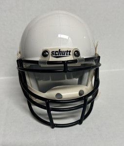 Mask Schutt mini Helmet for Autographs White Black Face Mask Collectible NFL