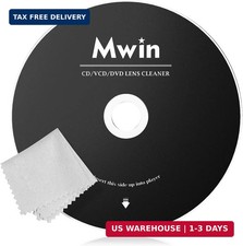 CD Cleaner Disc for CD Player, Safe and Effective Laser Lens Cleaning Disc, CD/V
