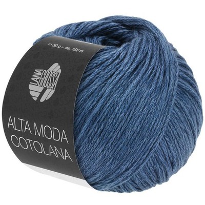 Wolle Kreativ! Lana Grossa - Alta Moda Cotolana - Fb. 14 dunkelblau 50 g