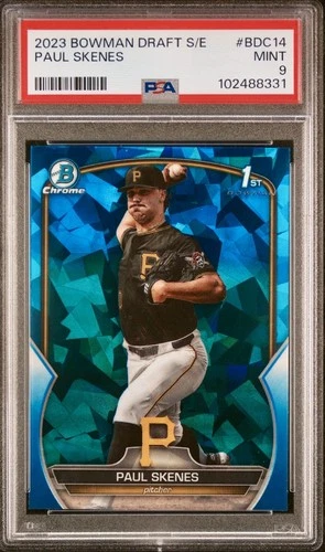 2023 Bowman Chrome Draft Sapphire Edition Paul Skenes #BDC-14 PSA 9