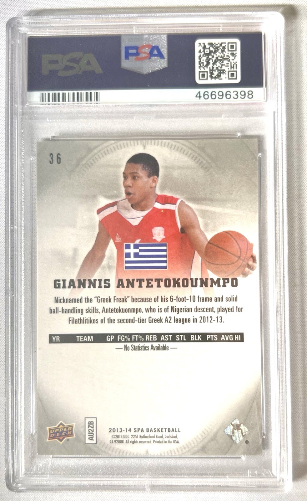 2013-14 SP Authentic - Giannis Antetokounmpo #36 (RC) view 2