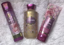 BATH & BODY WORKS DISNEY PRINCESS AURORA MIST, CREAM, BODY WASH VALUED $ 52.00