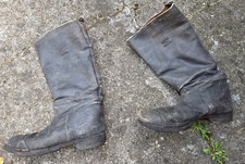 Ein Paar alte 2.WK  --Wehrmacht-- Lederstiefel Stiefel