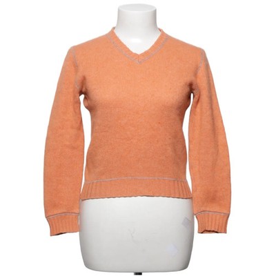 Brunello Cucinelli, Pullover, Größe: S, Orange, Kaschmir, Einfarbig #FDi