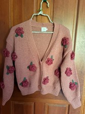 Flower Applique Cardigan