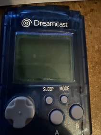 SEGA Dreamcast VMU Blue Clear Memory Card (HKT-7000)