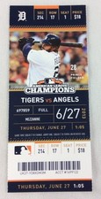 MLB 2013 06/27 Anaheim Angels at Detroit Tigers Ticket-Kevin Jepsen WP