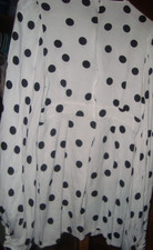 Rat & Boa polka dot black top buttons xxl see below for details