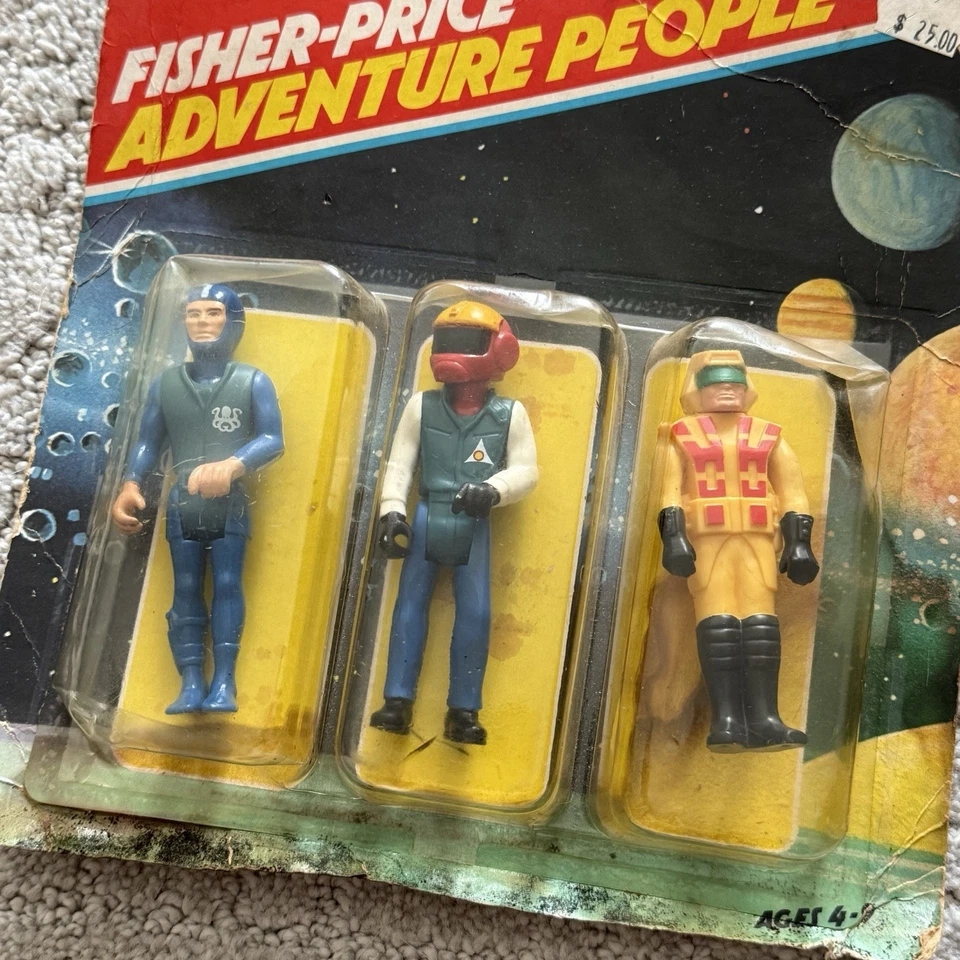 Brainoide Fisher-Price Adventure People #394 Opticon Alpha Pilot 1983 de colección ++ Foto 2 de 4
