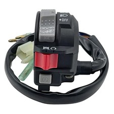 Left Handlebar Control Engine Start Run Off Headlight Switch for Yamaha ATV