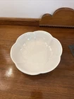 Vintage McCoy 7528 USA Scalloped Edge White Wash Basin Bowl 8"