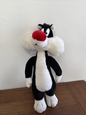 Vintage 1997 Sylvester Looney Tunes Plush by Play By Play 20 Inches